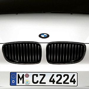 BMW Black Lower Kidney Grille/Left 51712151895